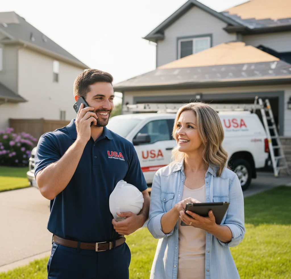 USA Roof Repair Experts customer support in East Marion